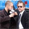 msilverstar: Dom with envelope in mouth, Billy with sunglasses (dom-billy 2009)