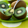 foodie: Kiwi being spooned (Kiwi spoon)