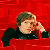 catechism: ellen, slouching and annoyed in a sea of red theatre seats (ellen)