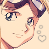 colonially: (smile > almost smug)