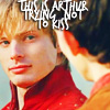 eosrose: (Merlin: This is Arthur trying not to kis)
