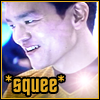 helens78: Sulu smiling. Caption: "*squee*" (emote: squee)