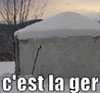kass: c'est la ger (ger = yurt, in Mongolian) (ger)