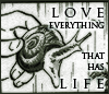 hokuton_punch: Scene from Pluto of Atom holding a snail, saying "Love everything that has life." (pluto atom snail love life)