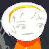 lovecraftcomplex: Rose Lalonde, looking very dubious about something. (Seriously.  What is he DOING?)