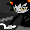 almostexclusivelyornery: Karkat with a sickle, having very seriously sliced through an attempt to name him bulgereek nookstain. (FUCK THIS SHIT.)