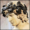 no_mere_marble: Statue (Dark wreath)