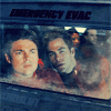 sloth: McCoy and Kirk peering out (OTP)