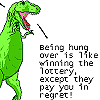 musesfool: being hung over is like winning the lottery, except they pay you in regret! (paid in regret)