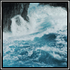 fyrdrakken: (Beach - blue waves on rocky cliffs)