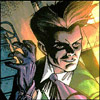 odditycollector: Edward Nigma looking smugly to one side while off-screen explosion lends dramatic lighting. He's pulling on one glove. (Nigma)