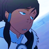 gottadealwithit: Korra in Water Tribe furs, rolling her eyes (whatever)
