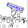 toft: xkcd comic - wikipedia protestor (angry_citationneeded)