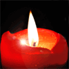 komikbookgeek: A flickering candle (Flickering Candle)