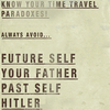 owlboy: know your time travel paradoxes. always avoid: future self, your father, past self, hitler (Portal - Paradoxes)