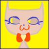 lovelytoken: Original illustration of a stylized cat wearing a red bowtie. (cat)