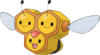 coloredbees: combee from pokemon (:D, combee, let me show you them, pokeymans)