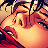 lovesthecape: (eyes half shut on back)