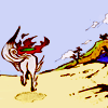 resolvere: (Sand in her paws and salt in the air.)