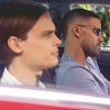 jackandahat: Morgan and Reid from Criminal Minds, in a car. (Morgan/Reid)