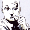 exceptfebruary: Calendar Man with a raised eyebrow, playing with his lip (You must understand)