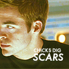 strina: reboot jim kirk caption "chicks dig scars" (kirk - scars)