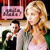 strina: buffy with a kind of text bubble caption "anita blake?" (buffy - executioner?)