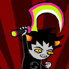 crabbycustomer: Karkat looking crazed with a sickle (DERANGED)