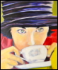 conzieu: Painting purchased in Belley, France by my husband and I ("Florence")