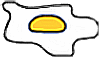 the_omelet: a drawing of a fried egg (Default)