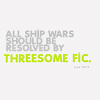 strina: text only "all ship wars should be resolved by threesome fic" (txt - ship wars)