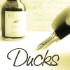 ducksfanfic: Me Writin' Icon, Lassies and Laddies! (Ducks is a writer! OMGZ!)