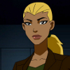 thenewblack: artemis in civies looking at viewer (chatting)