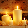 delight: candles and a string of pearls (thacker's hot sex icon)