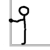 phoenixsong: Animation: stick figure banging head against a wall. (headwall)