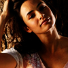 bookblather: Mia Maestro pulling her hair back. (Charlotte Hennessy : Mia Maestro)