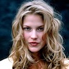 bookblather: Ali Larter with messy hair staring intensely at the camera. (in the heart : yvonne : ali larter)