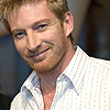 bookblather: David Wenham with a bear smiling at the camera. (in the heart : gary : david wenham)