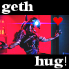 darkjediprincess: Legion, supposedly offering a hug :D (ME: Geth Hug!)