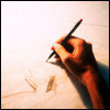 darthneko: hand with pen ([art] set pen to paper)