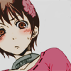 poisonnectar: Minatsuki looks downwards, flushing. (TsunTsun)