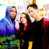 lovepeaceohana: Troy, Abed, and Annie from Community, my new OT3. (troy+annie+abed)