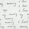 heuradys: scattered words "I lose my meaning" (lost meaning)