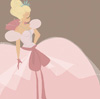 coconutwater: photo of charlotte from the princess and the frog, lineless (charlotte, lottie, patf, princess and the frog)