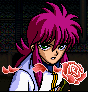 shadowspar: Pic of Kurama holding a rose (kurama - rose)