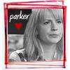 fish_echo: Parker from Leverage with text 'i love parker' (Fandom-Leverage-Heart Parker)