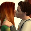 eien_herrison: Adam and Iris, two sims from Cresdale, dressed in hiking gear and kissing (Default)