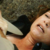shanaqui: Ellen from Supernatural, at knifepoint. ((Ellen) Knife point)
