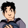selfhelp: art from the ask-hulkling tumblr, coloured by me. ([billy] "whoa I freak him out")