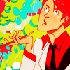 aaveplsgo: Battler holding Beatrice's pipe, looking high (whoa)